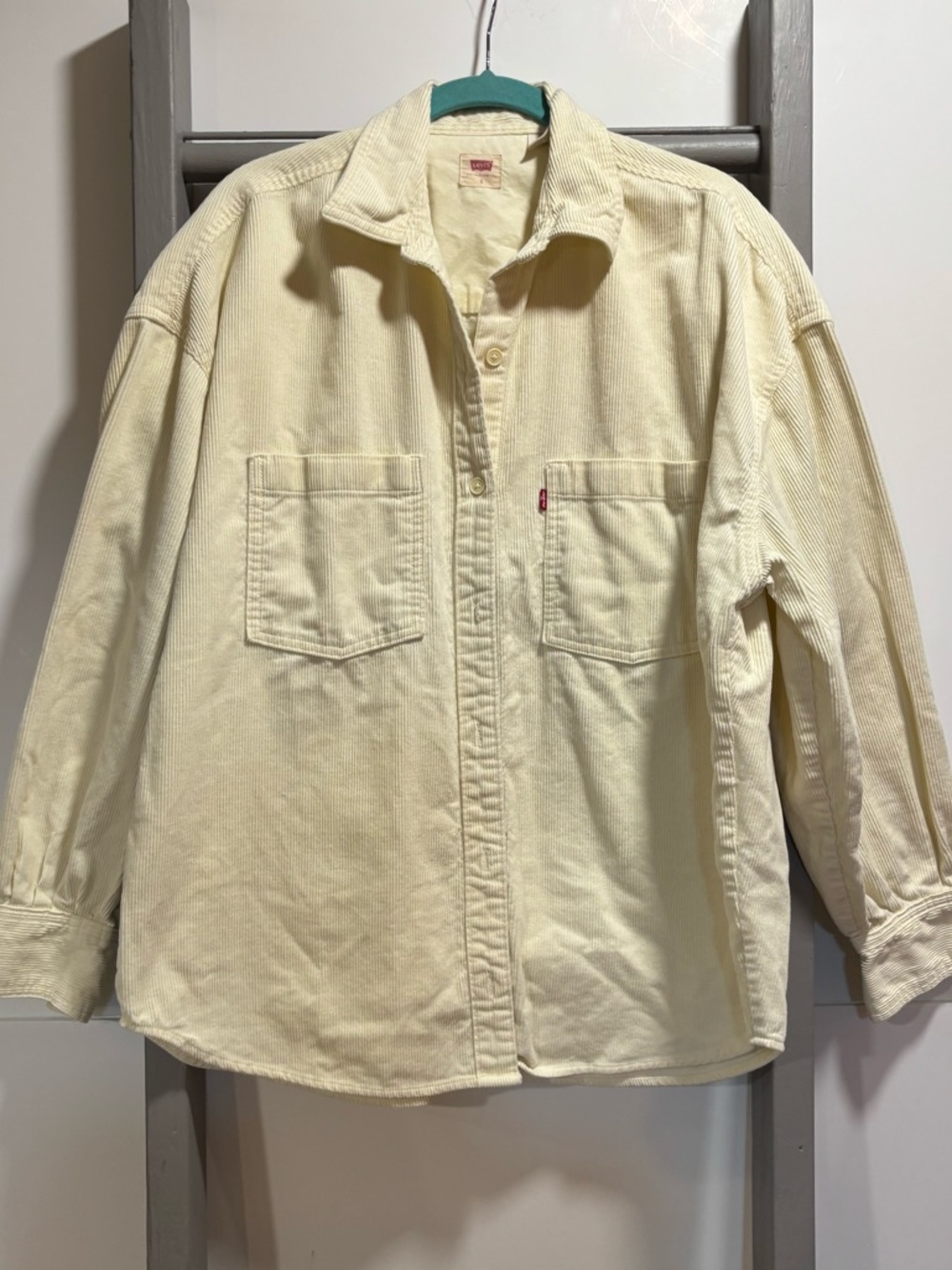 Levi's womens SM oversized Shirt, western, oversized, coastal cowgirl, Shacket